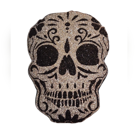 Sparkles Home Other - Sparkles Home - NEW Home Decorative Silver and Black Gothic Skull Pillow
